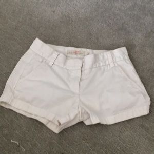 J Crew broken in chino shorts